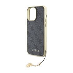 Guess Zbirka Guess 4G Charms - Ohišje za iPhone 15 Pro Max (sivo)