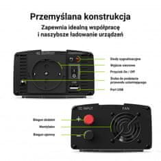 NEW Zelena celica - Pretvornik napetosti Inverter 24V na 230V 500W/1000W Modificiran sinusni val