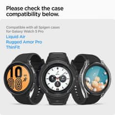 Spigen Spigen GLAS.TR EZ FIT 2-Pack - Kaljeno steklo za Samsung Galaxy Watch 5 Pro 45 mm (2 kosa)