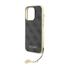 Guess Kolekcija Guess 4G Charms - Ohišje za iPhone 15 Pro (sivo)