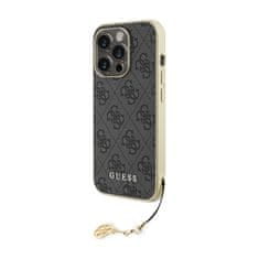 Guess Kolekcija Guess 4G Charms - Ohišje za iPhone 15 Pro (sivo)