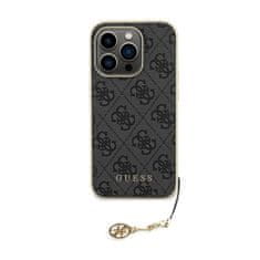 Guess Kolekcija Guess 4G Charms - Ohišje za iPhone 15 Pro (sivo)