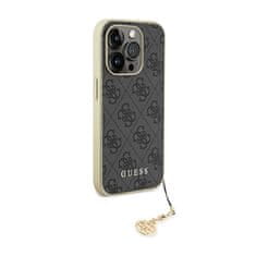 Guess Kolekcija Guess 4G Charms - Ohišje za iPhone 15 Pro (sivo)