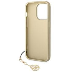 Guess Kolekcija Guess 4G Charms - Ohišje za iPhone 14 Pro Max (rjavo)