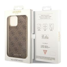 Guess Kolekcija Guess 4G Charms - Ohišje za iPhone 14 Pro Max (rjavo)