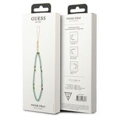 Guess Guess telefonski trak s kroglicami Heishi - obesek za telefon 25 cm (modra)