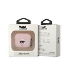 Karl Lagerfeld Karl Lagerfeld Silikonski etui NFT Karl Head 3D - AirPods 3 (roza)