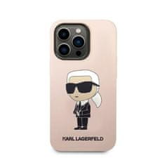 Karl Lagerfeld Karl Lagerfeld Silikonski etui NFT Ikonik - iPhone 14 Pro (roza)