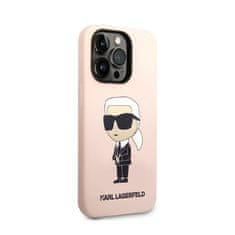 Karl Lagerfeld Karl Lagerfeld Silikonski etui NFT Ikonik - iPhone 14 Pro (roza)