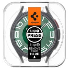 Spigen Spigen GLAS.TR EZ FIT 2-Pack - Kaljeno steklo za Samsung Galaxy Watch 6 Classic 47 mm (2 kosa)