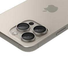 Spigen Spigen Optik.TR EZ Fit Camera Lens Protector 2-Pack - zaščitno steklo za objektiv za iPhone 15 Pro / 15 Pro Max / iPhone 14 Pro / 14 Pro Max (2 kosa) (Natural Tit)