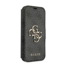 Guess Guess Booktype 4G Big Metal Logo - Ohišje za iPhone 13 Pro Max (sivo)