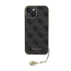 Guess Zbirka Guess 4G Charms - Ohišje za iPhone 15 (sivo)