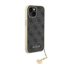 Guess Zbirka Guess 4G Charms - Ohišje za iPhone 15 (sivo)