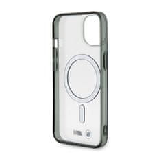 NEW BMW MagSafe s srebrnim obročem - ohišje za iPhone 14 Plus (prozorno)