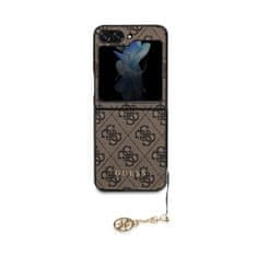 Guess Guess 4G Charms Collection - etui za Samsung Galaxy Z Flip 5 (rjav)