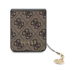 Guess Guess 4G Charms Collection - etui za Samsung Galaxy Z Flip 5 (rjav)