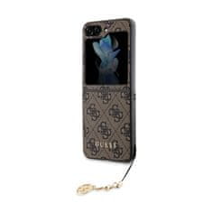 Guess Guess 4G Charms Collection - etui za Samsung Galaxy Z Flip 5 (rjav)