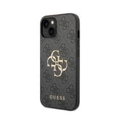 Guess Guess 4G Big Metal Logo - Ohišje za iPhone 15 / 14 / 13 (sivo)