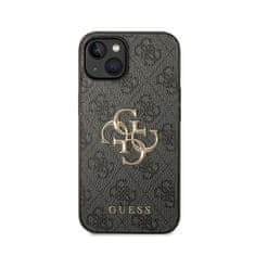 Guess Guess 4G Big Metal Logo - Ohišje za iPhone 15 / 14 / 13 (sivo)