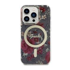 Guess Guess Flower MagSafe - ohišje za iPhone 14 Pro (zeleno)