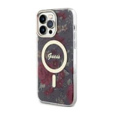 Guess Guess Flower MagSafe - ohišje za iPhone 14 Pro Max (zeleno)