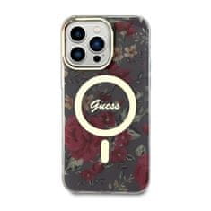 Guess Guess Flower MagSafe - ohišje za iPhone 14 Pro Max (zeleno)