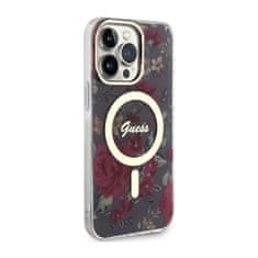 Guess Guess Flower MagSafe - ohišje za iPhone 14 Pro Max (zeleno)