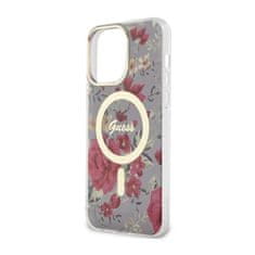 Guess Guess Flower MagSafe - ohišje za iPhone 14 Pro Max (zeleno)