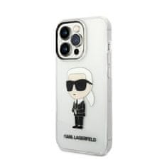 Karl Lagerfeld Karl Lagerfeld IML NFT Ikonik - Ohišje za iPhone 14 Pro Max (prozorno)