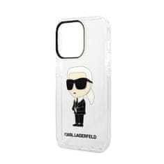 Karl Lagerfeld Karl Lagerfeld IML NFT Ikonik - Ohišje za iPhone 14 Pro Max (prozorno)