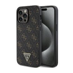 Guess Guess 4G Triangle Metal Logo - Ohišje za iPhone 15 Pro (črno)