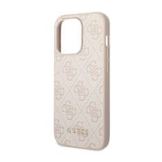 Guess Guess 4G Metal Gold Logo - Ohišje za iPhone 14 Pro Max (roza)