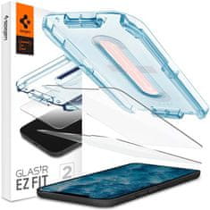 Spigen Spigen Glas.TR EZ Fit 2-Pack - Kaljeno steklo za iPhone 12 / iPhone 12 Pro 2 kosa