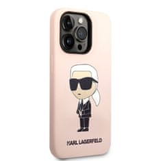 Karl Lagerfeld Karl Lagerfeld Silikonsko ohišje NFT Ikonik MagSafe - iPhone 14 Pro Max (roza)