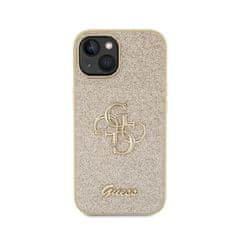 Guess Guess Glitter Script Big 4G - Ohišje za iPhone 15 (zlato)