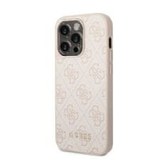 Guess Guess 4G Metal Gold Logo - Ohišje za iPhone 14 Pro (roza)