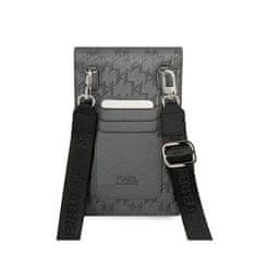 Karl Lagerfeld Karl Lagerfeld Monogram Ikonik Patch Wallet Phone Bag - torbica za pametne telefone in dodatke (srebrna)