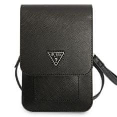 Guess Guess Wallet Saffiano Triangle Logo Phone Bag - torbica za pametne telefone in dodatke (črna)