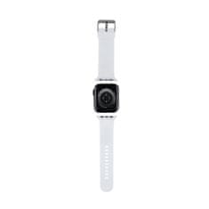 Karl Lagerfeld Karl Lagerfeld 3D gumijasti trak Karl Head NFT za Apple Watch 42/44/45/49 mm (bel)