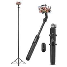 Spigen Spigen S560W Bluetooth Selfie Stick Tripod - stojalo za pametni telefon / držalo za selfie palico (črno)