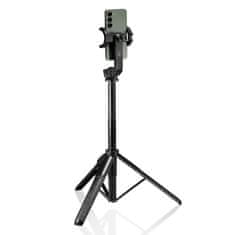 Spigen Spigen S560W Bluetooth Selfie Stick Tripod - stojalo za pametni telefon / držalo za selfie palico (črno)