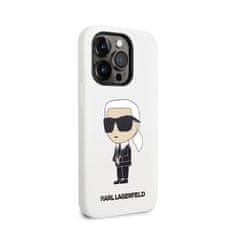 Karl Lagerfeld Karl Lagerfeld Silikonski etui NFT Ikonik - iPhone 14 Pro (bel)