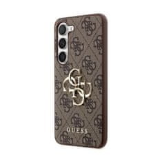 Guess Guess 4G Big Metal Logo - Ohišje za Samsung Galaxy S23 FE (rjavo)