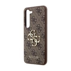 Guess Guess 4G Big Metal Logo - Ohišje za Samsung Galaxy S23 FE (rjavo)