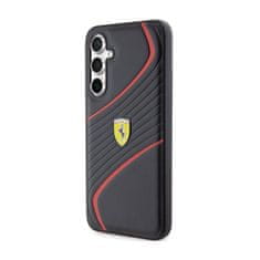 Ferrari Kovinski logotip Ferrari Twist - Ohišje za Samsung Galaxy S23 FE (črno)