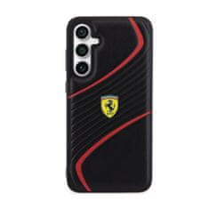 Ferrari Kovinski logotip Ferrari Twist - Ohišje za Samsung Galaxy S23 FE (črno)