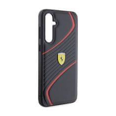 Ferrari Kovinski logotip Ferrari Twist - Ohišje za Samsung Galaxy S23 FE (črno)