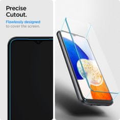 Spigen Spigen Glas.TR Slim 2-Pack - Kaljeno steklo za Samsung Galaxy A14 5G (2 kosa)