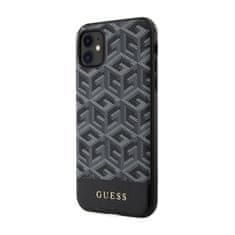 Guess Guess GCube Stripes MagSafe - ohišje za iPhone 11 (črno)